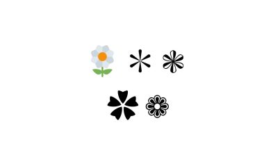 Beyaz Papatya Emojisi