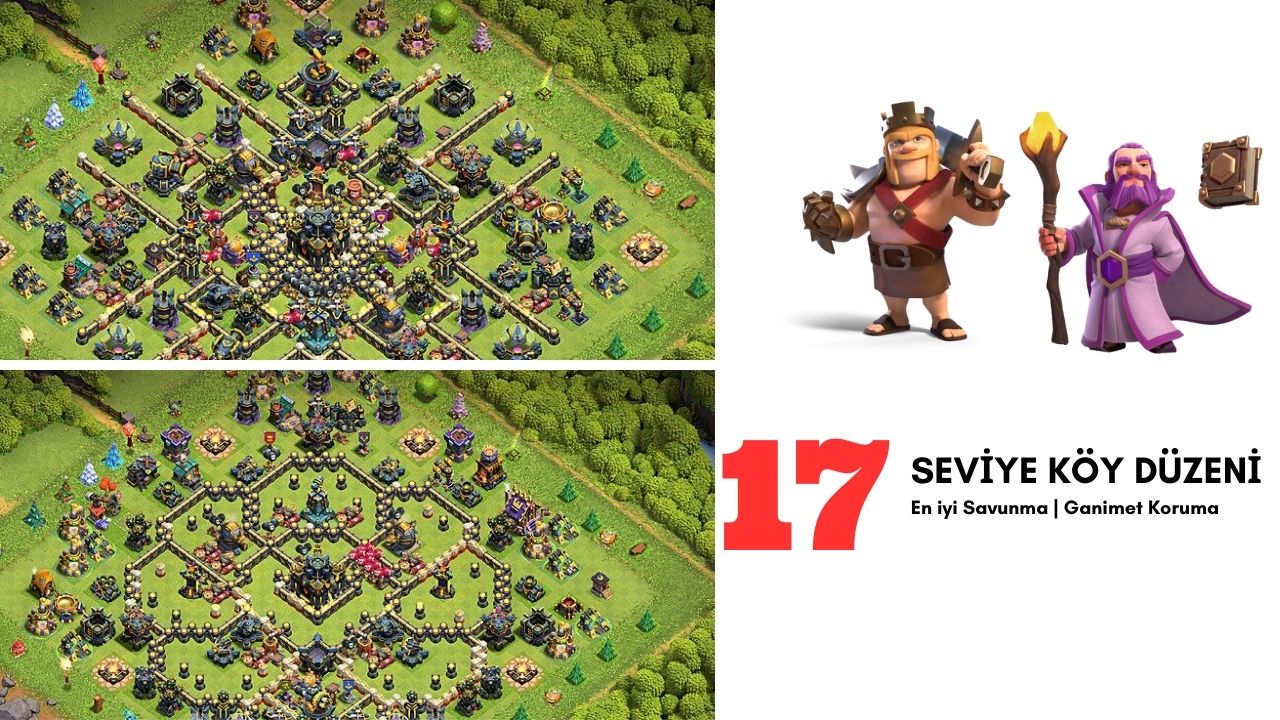 Clash of Clans 17. Seviye Köy Düzeni