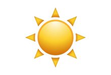 Güneş Emojisi Kopyala