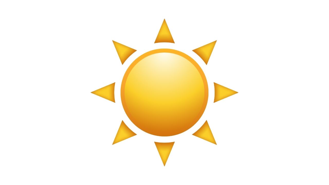 Güneş Emojisi Kopyala