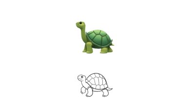 Kaplumbağa Emojisi