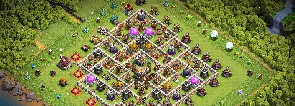 clash of clans 11 seviye köy düzeni kopyala