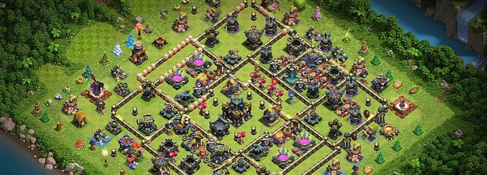 clash of clans 17 seviye belediye binası düzeni
