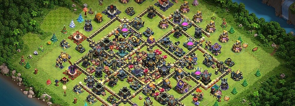 clash of clans 17 seviye köy düzeni