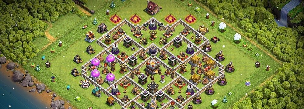 en iyi clash of clans 11 seviye köy düzeni