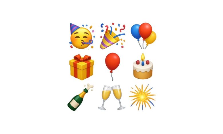 Parti ve Kutlama Emojisi